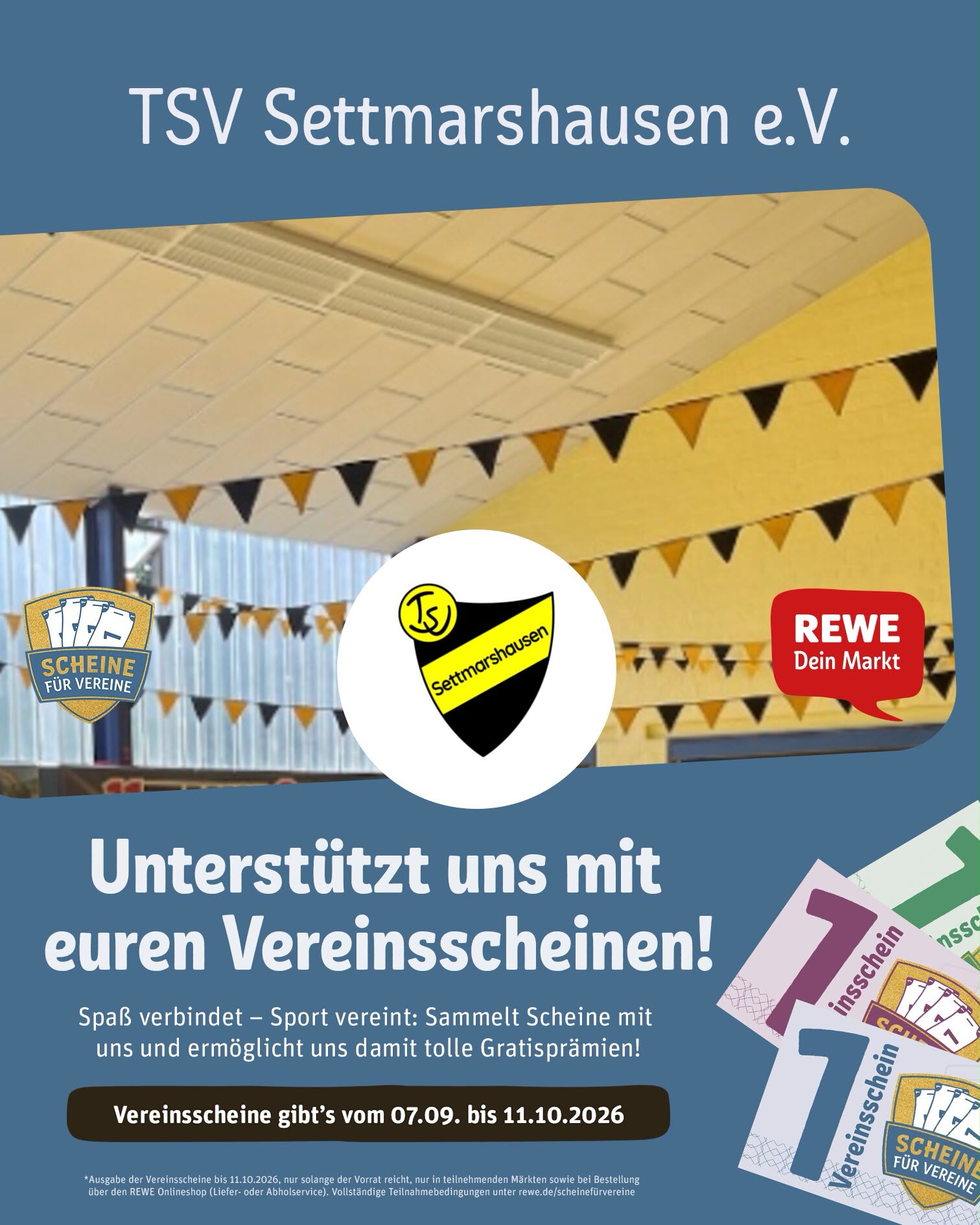 Scheine für Vereine